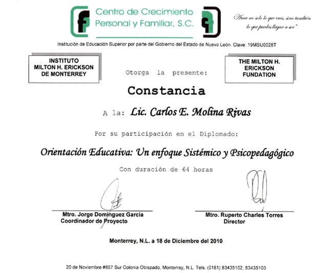 Psicoterapia Breve Sistémica online